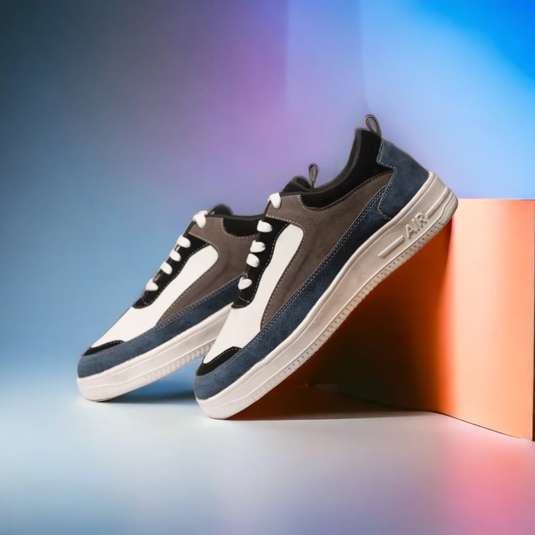 The Aurous Canyon Blue Laceup Sneakers