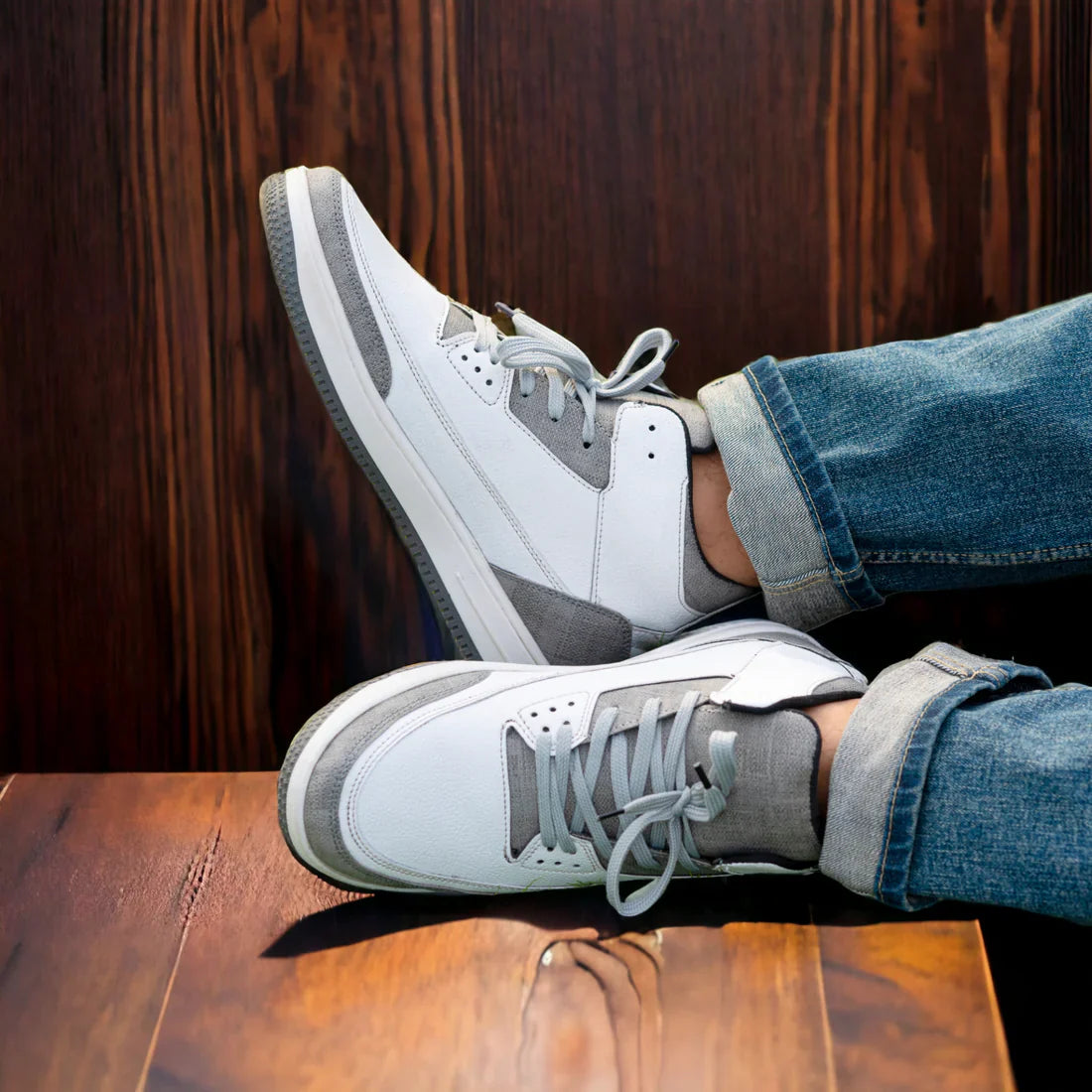 The Aurous Firestorm Ankle High Sneakers
