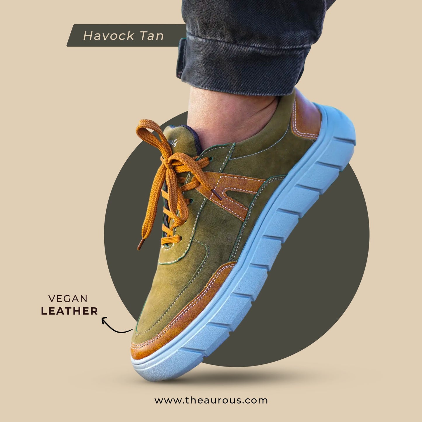 The Aurous Havock Tanned Sneakers