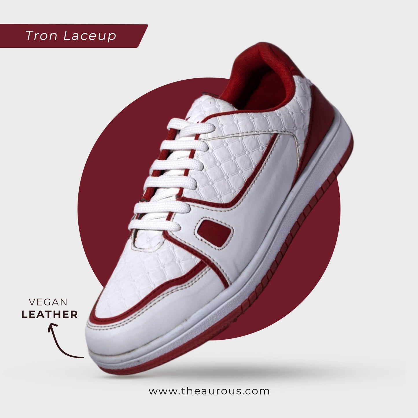 The Aurous Tron Laceup Sneakers