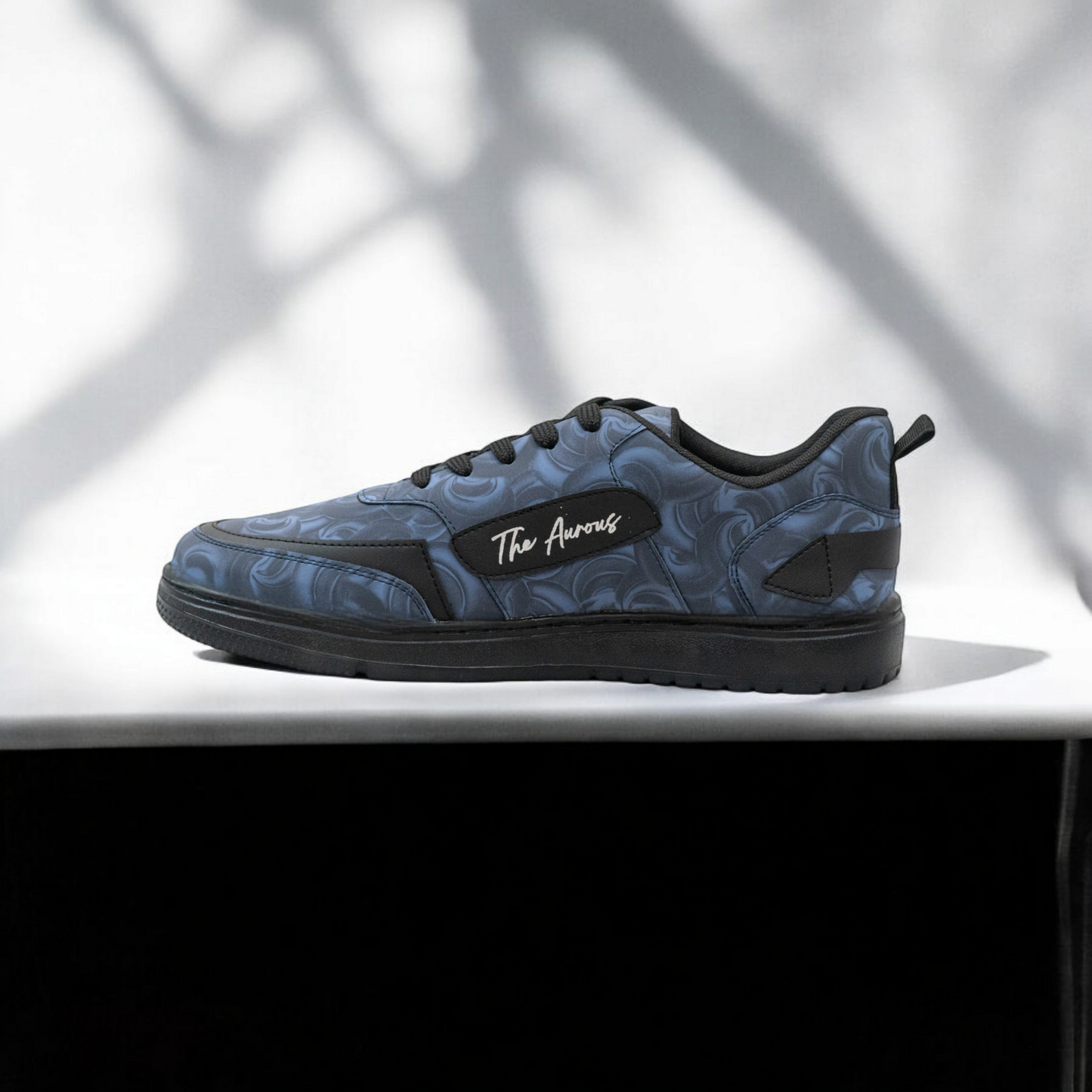 The Aurous Windstorm Midnight Swirl Sneakers for Men