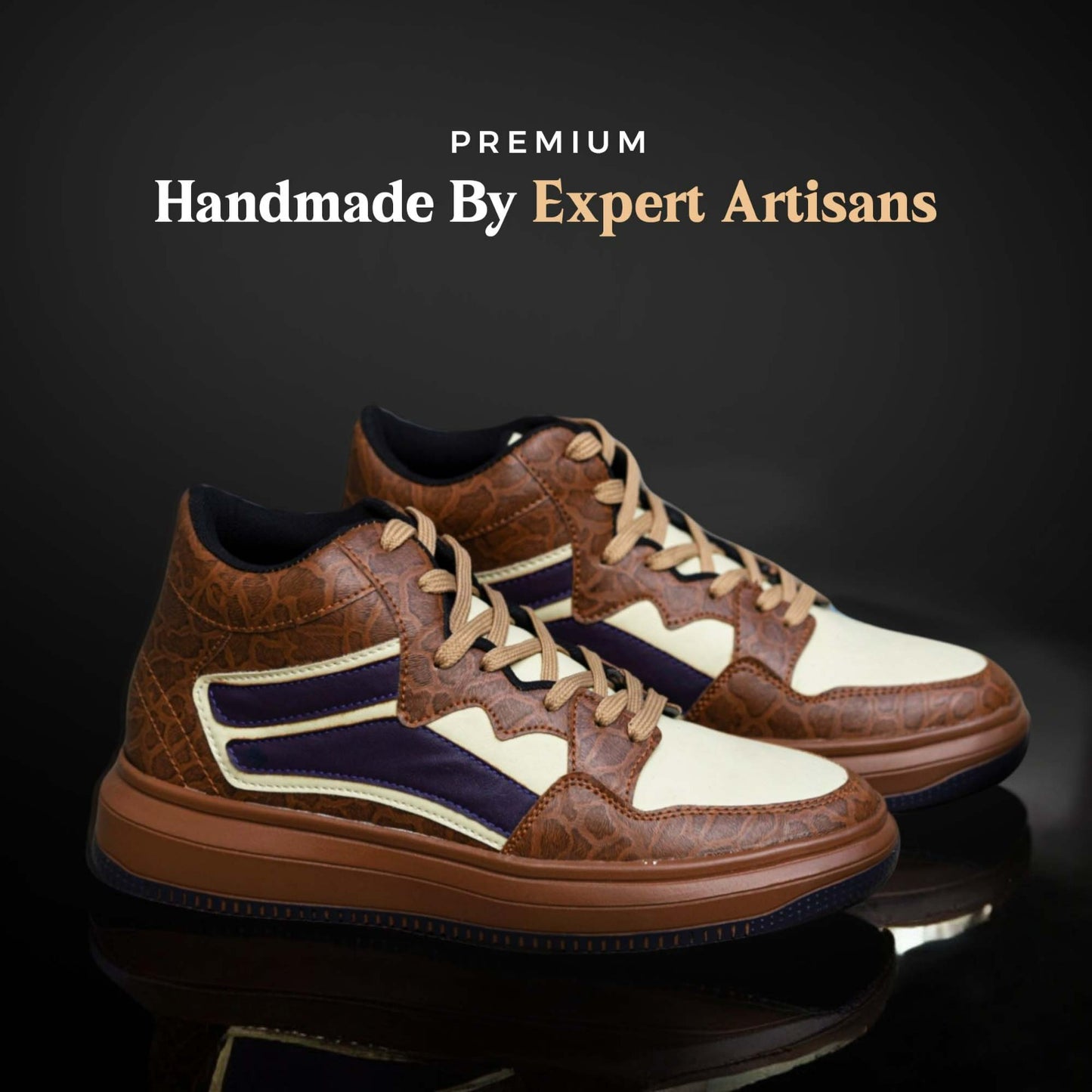 The Aurous Raven Laceup Sneakers