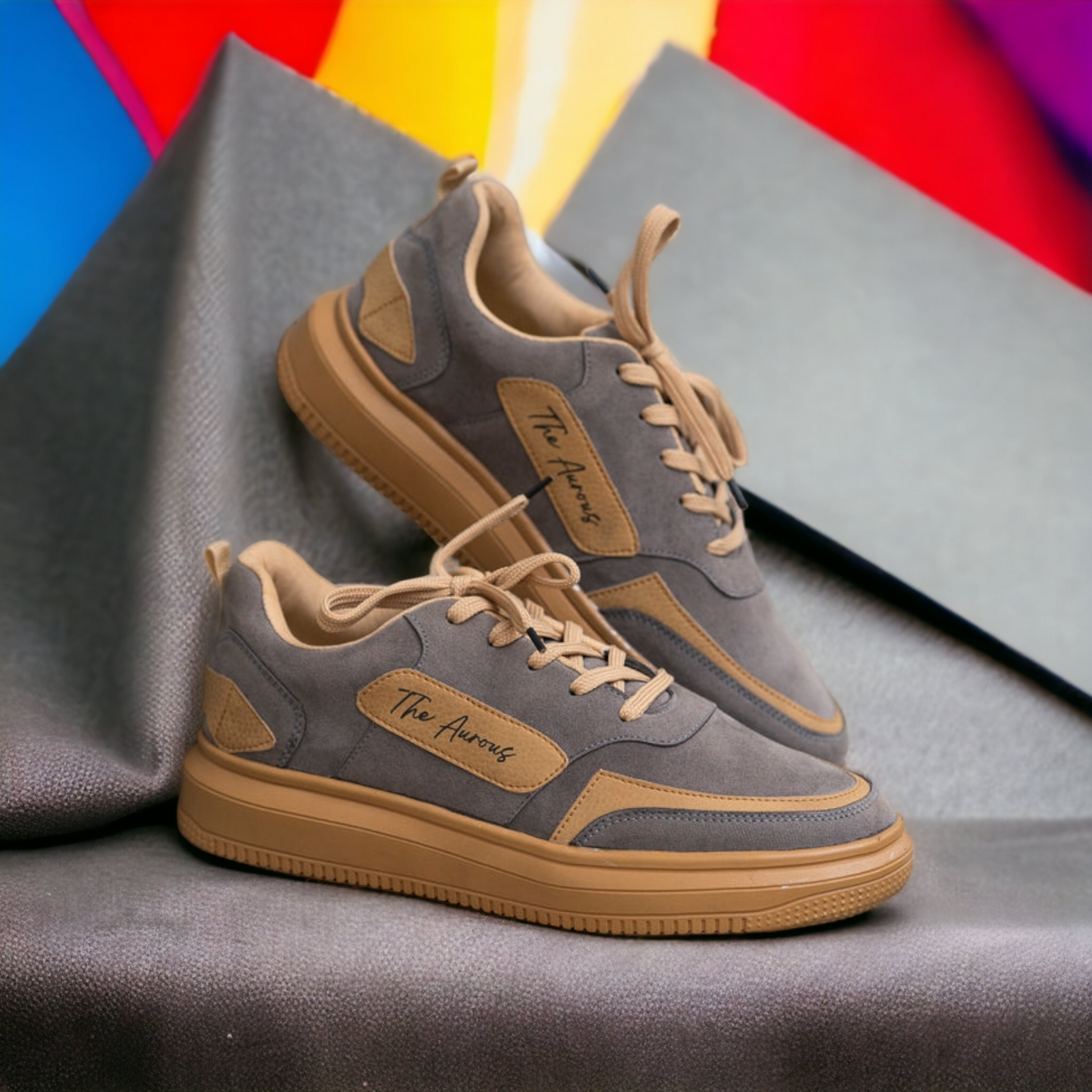 The Aurous Windstorm Smoky Laceup Sneakers