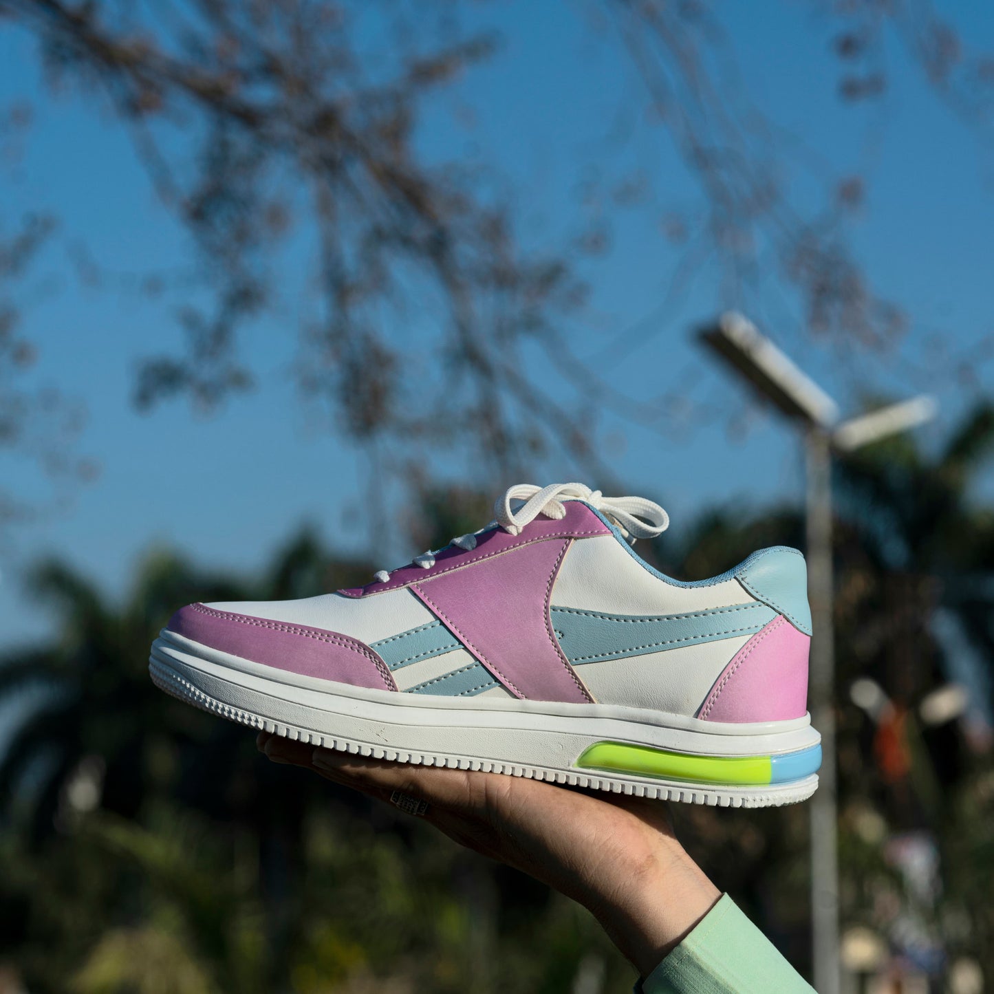 Blush Laceup Sneakers