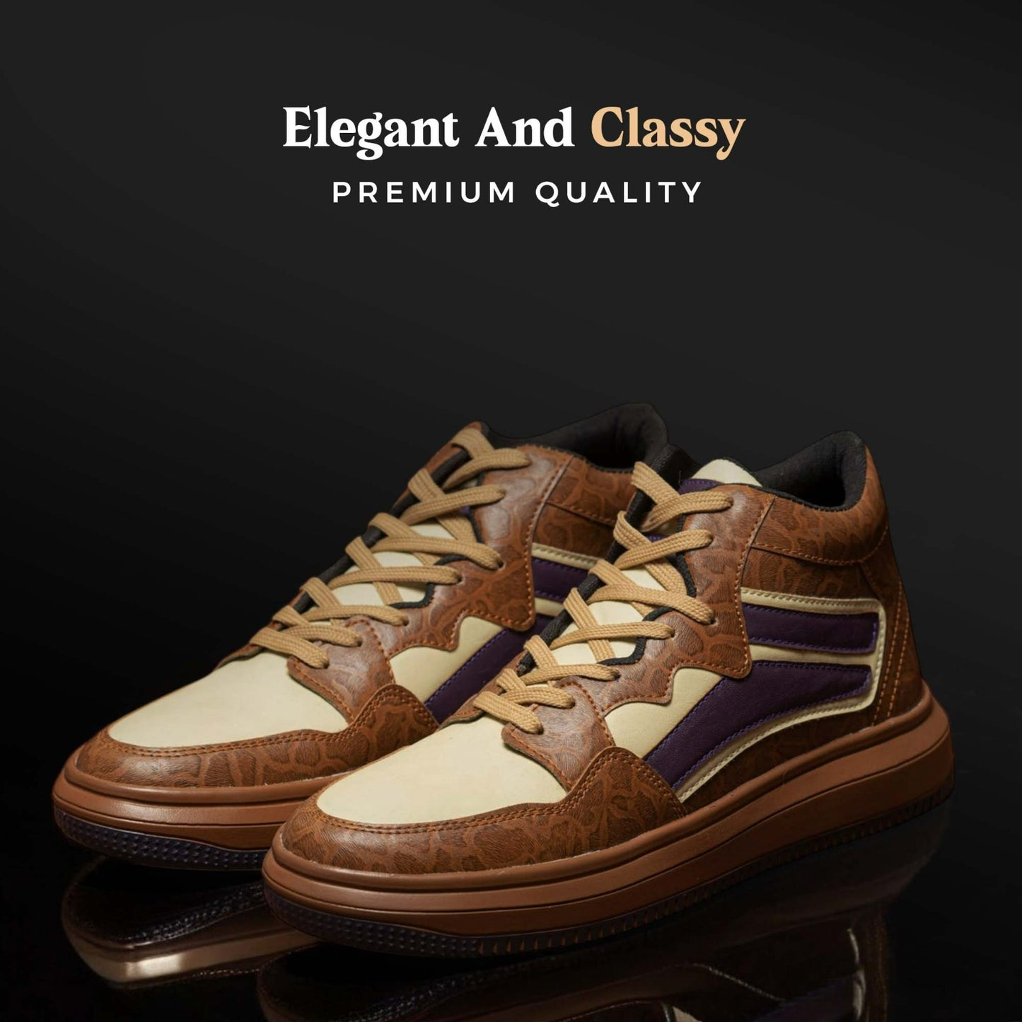 The Aurous Raven Laceup Sneakers