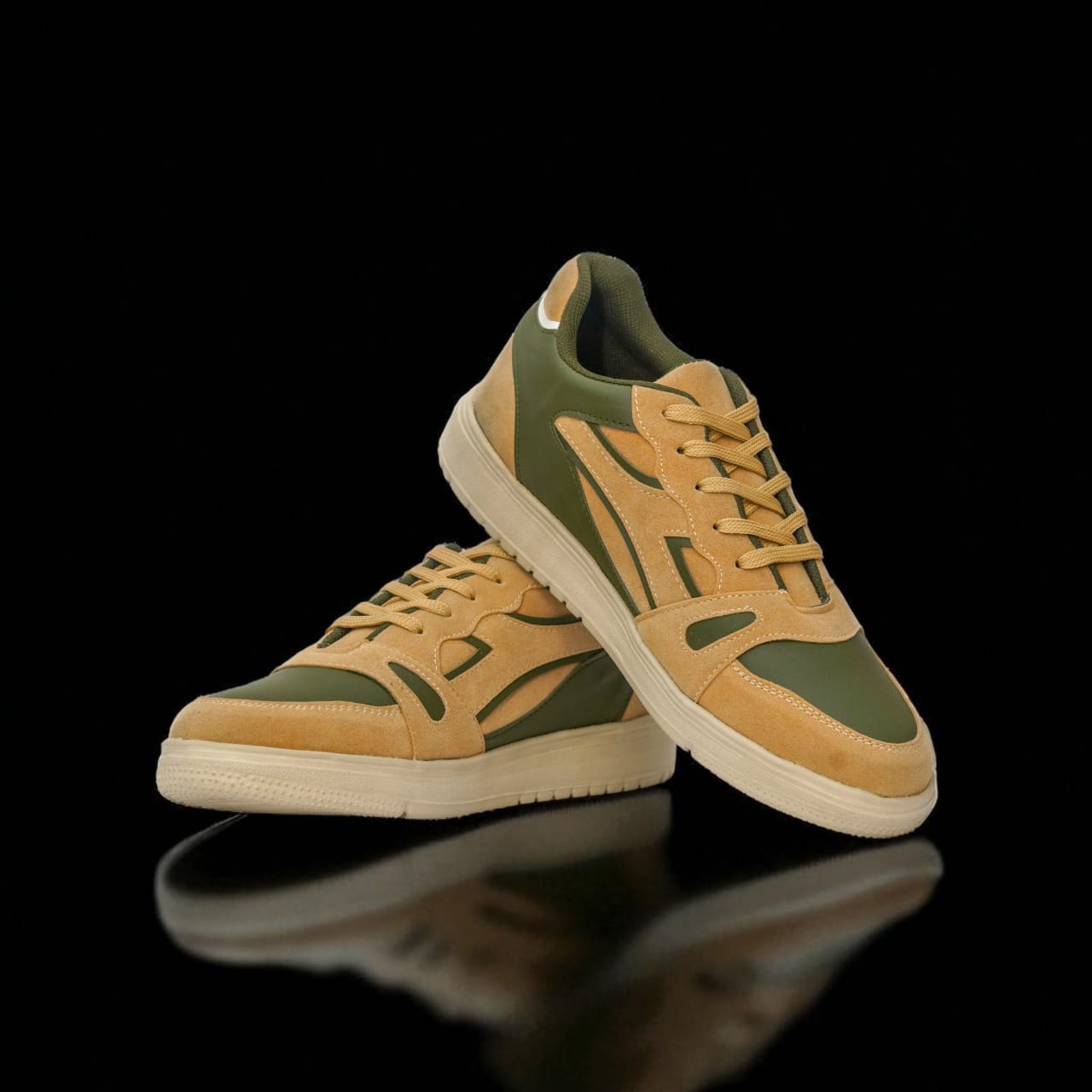 The Aurous Ignite Sandy Laceup Sneakers