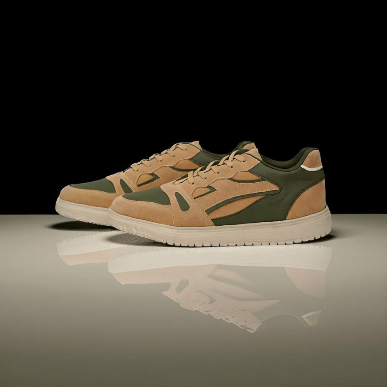 The Aurous Ignite Sandy Laceup Sneakers