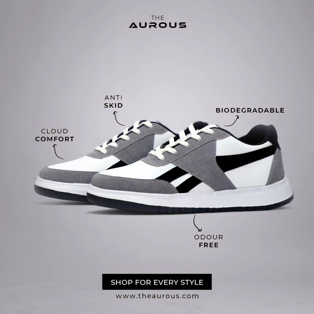 The Aurous Leo Laceup Sneakers - All Colors