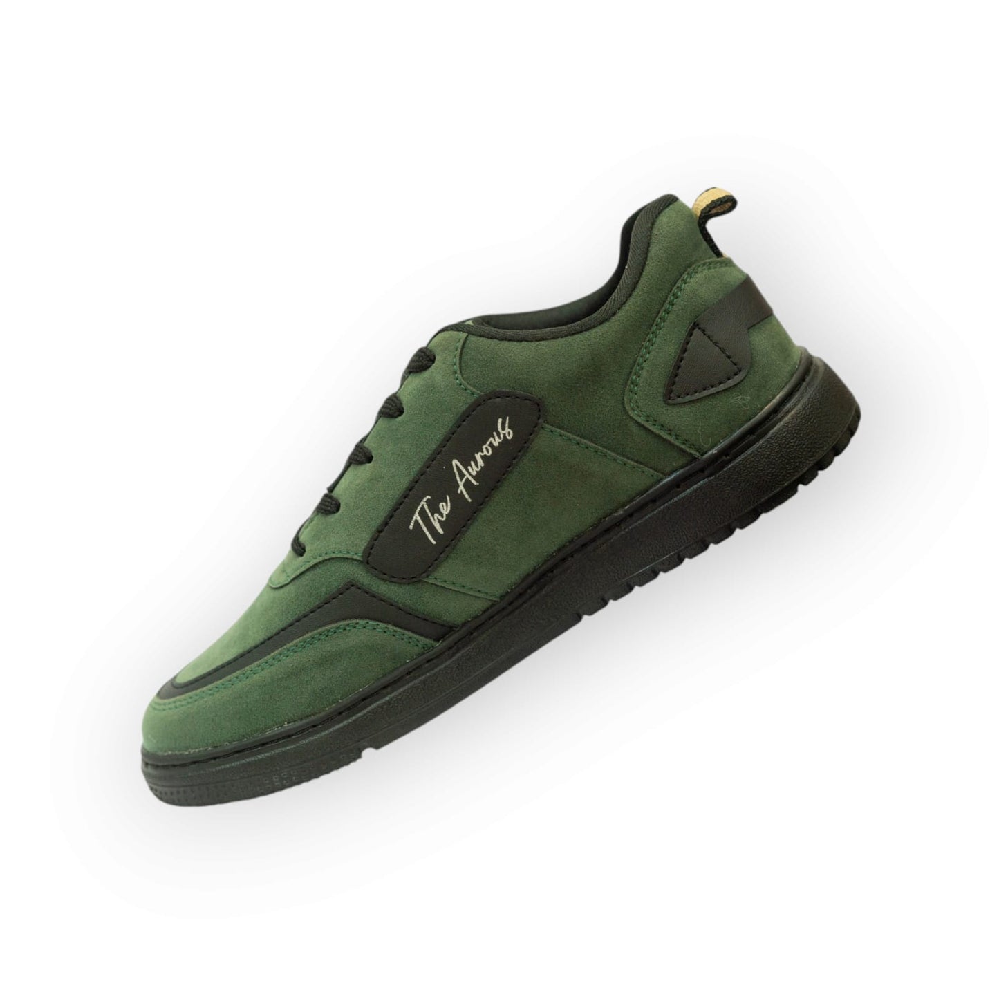The Aurous Windstorm Forest Green Laceup Sneakers