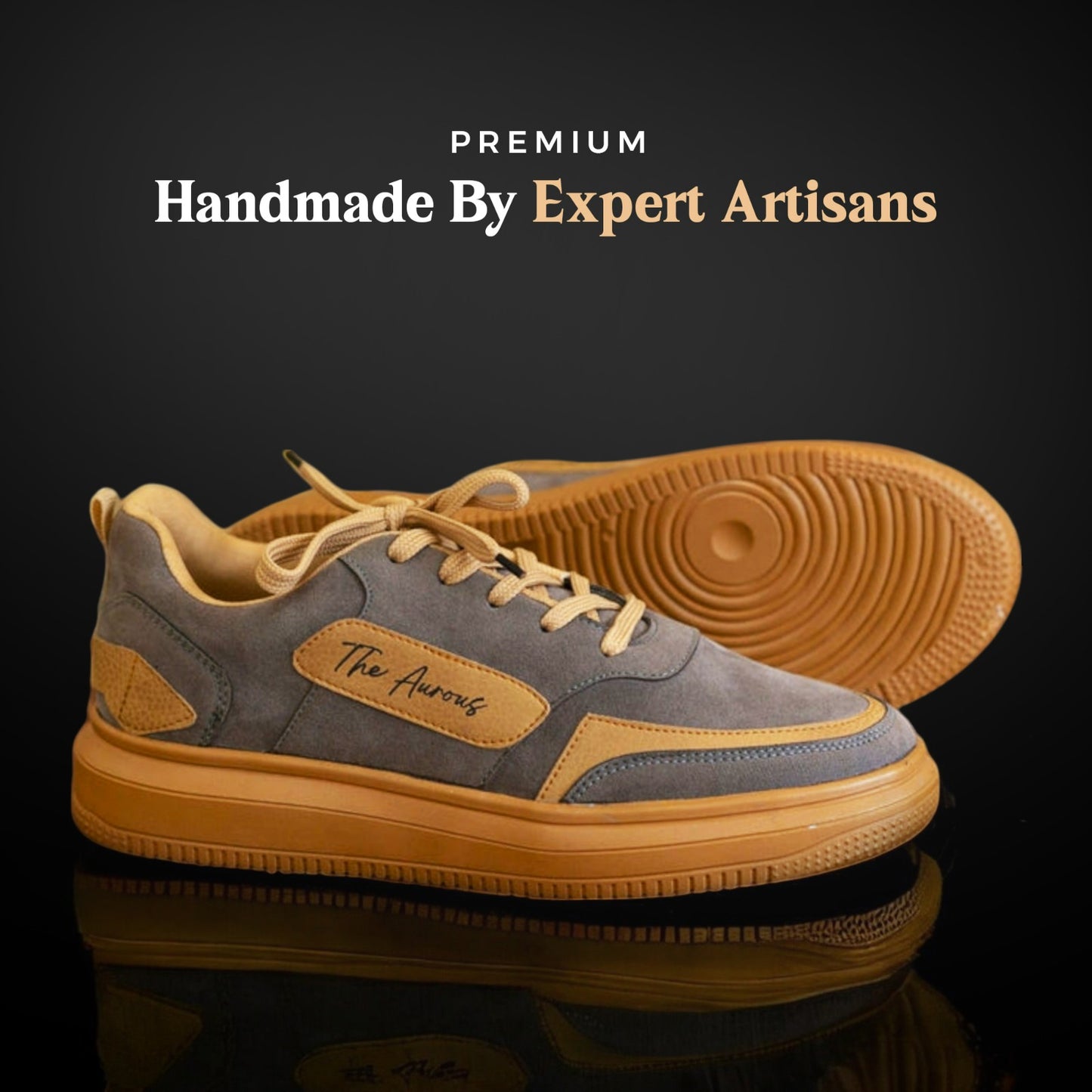 The Aurous Windstorm Smoky Laceup Sneakers