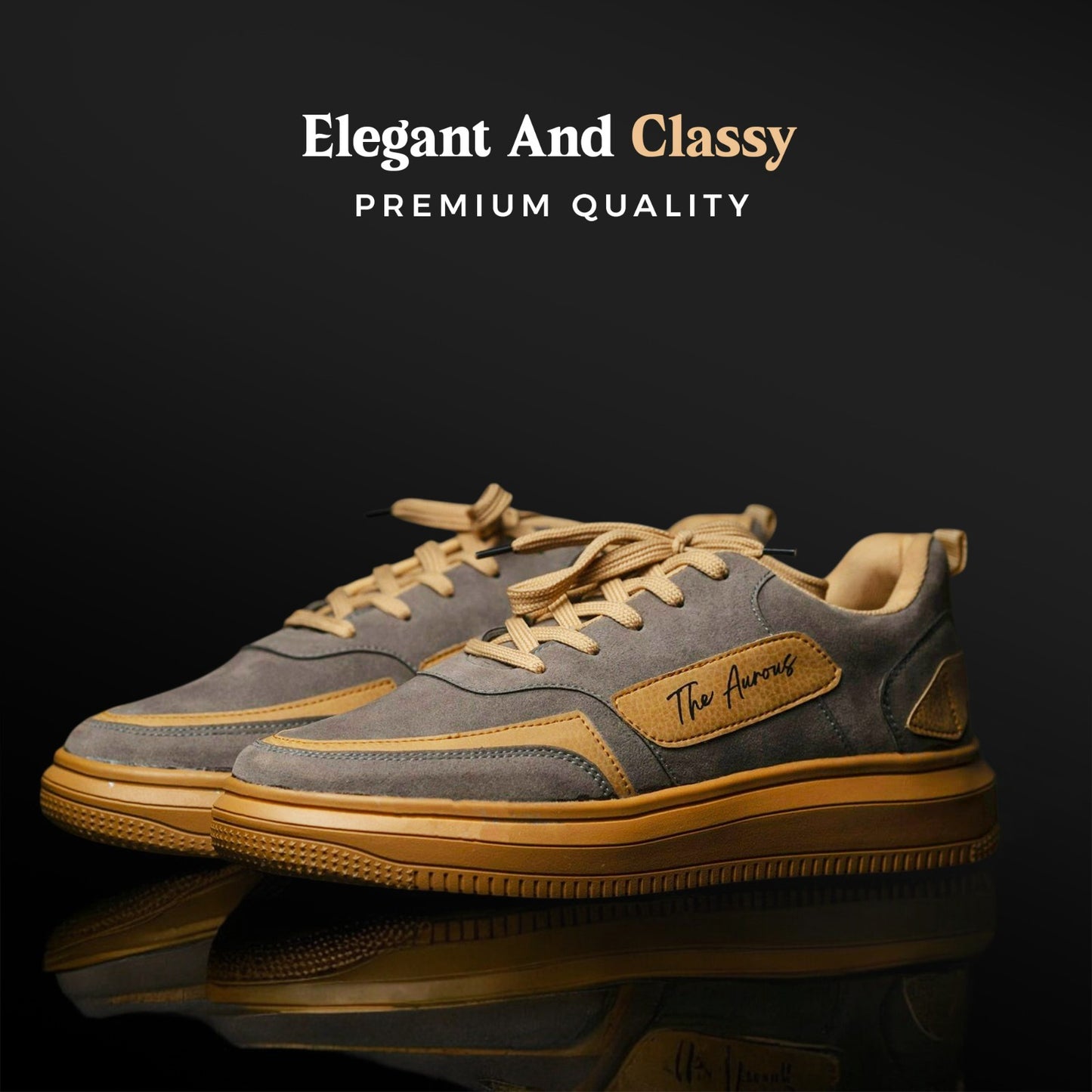 The Aurous Windstorm Smoky Laceup Sneakers