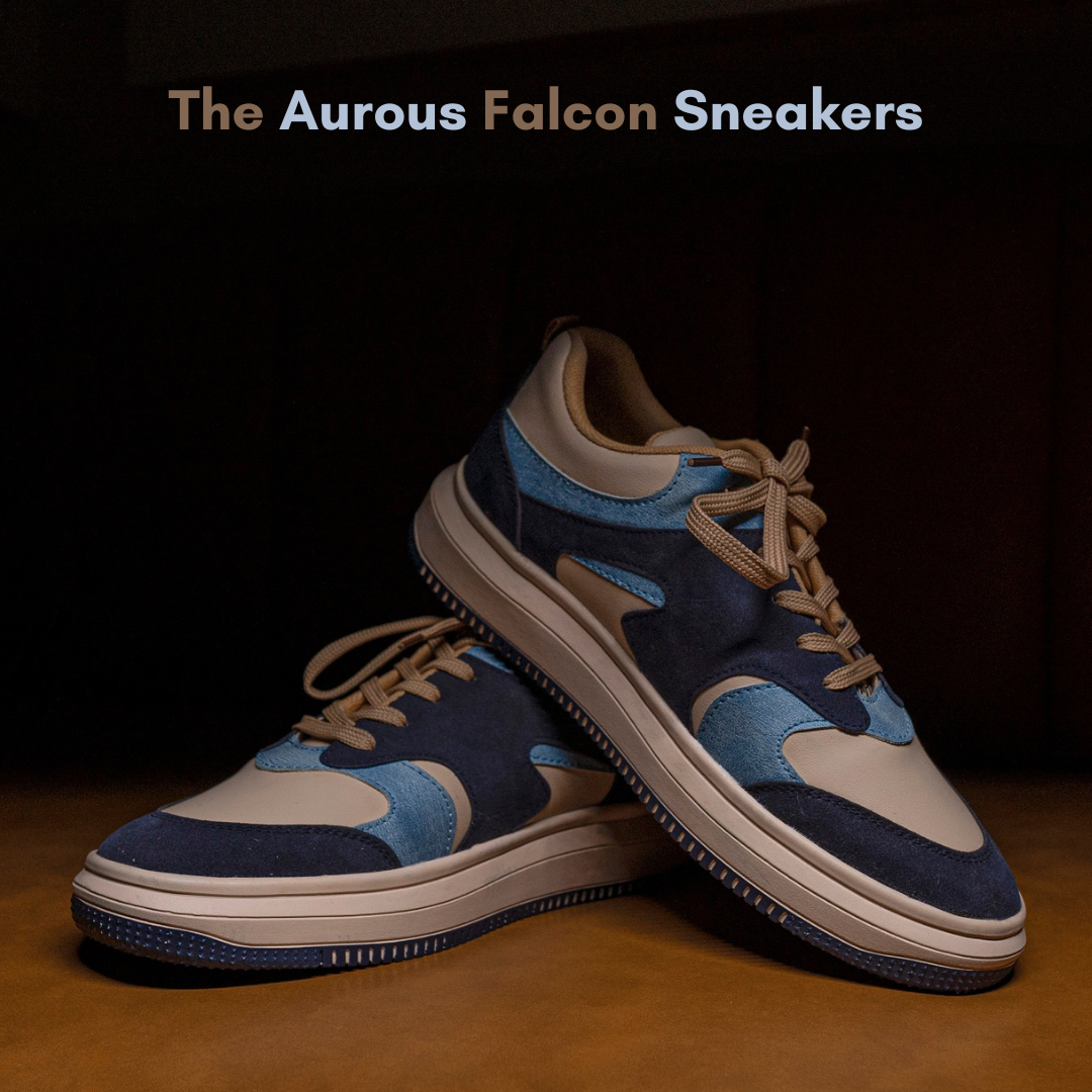 The Aurous Falcon Blue Sneakers