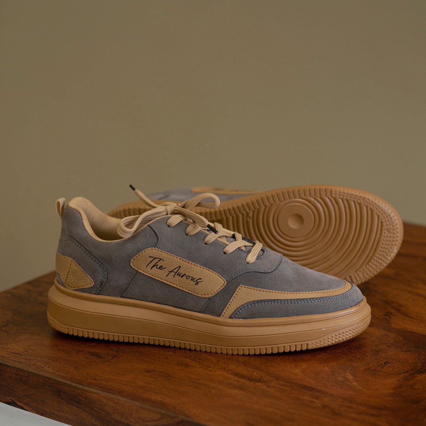 The Aurous Windstorm Smoky Laceup Sneakers