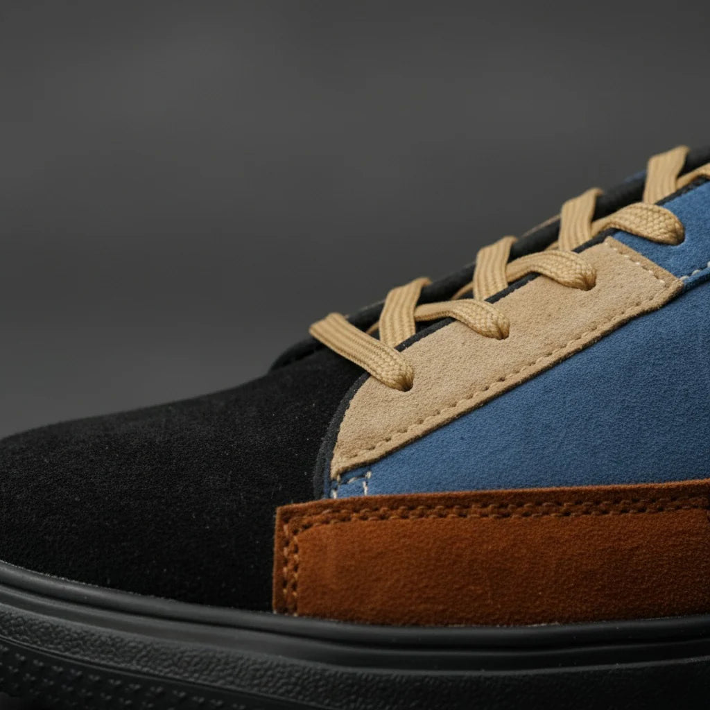 Xenon Premium Suede Leather Laceup Sneakers