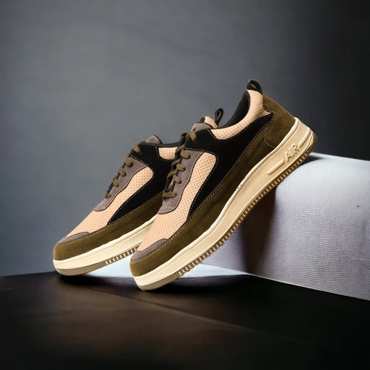 The Aurous Canyon Olive Laceup Sneakers