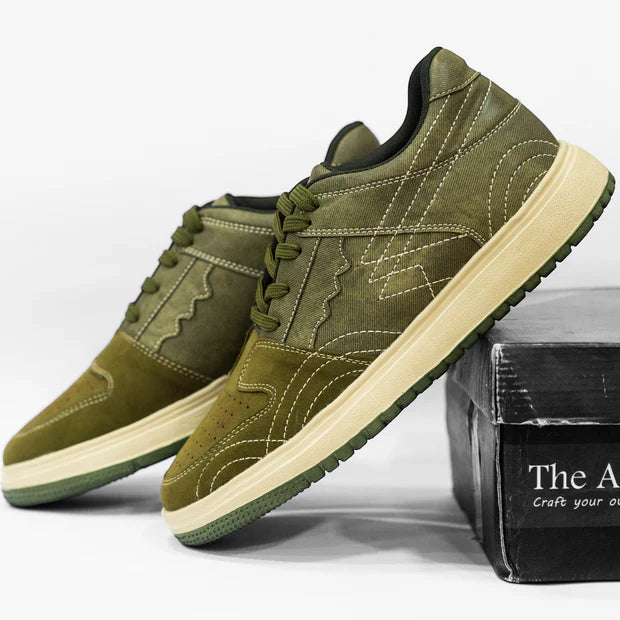 The Aurous Denim Laceup Sneakers - All Color