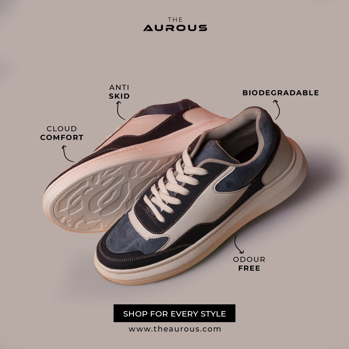 The Aurous Dynamo Laceup Sneakers