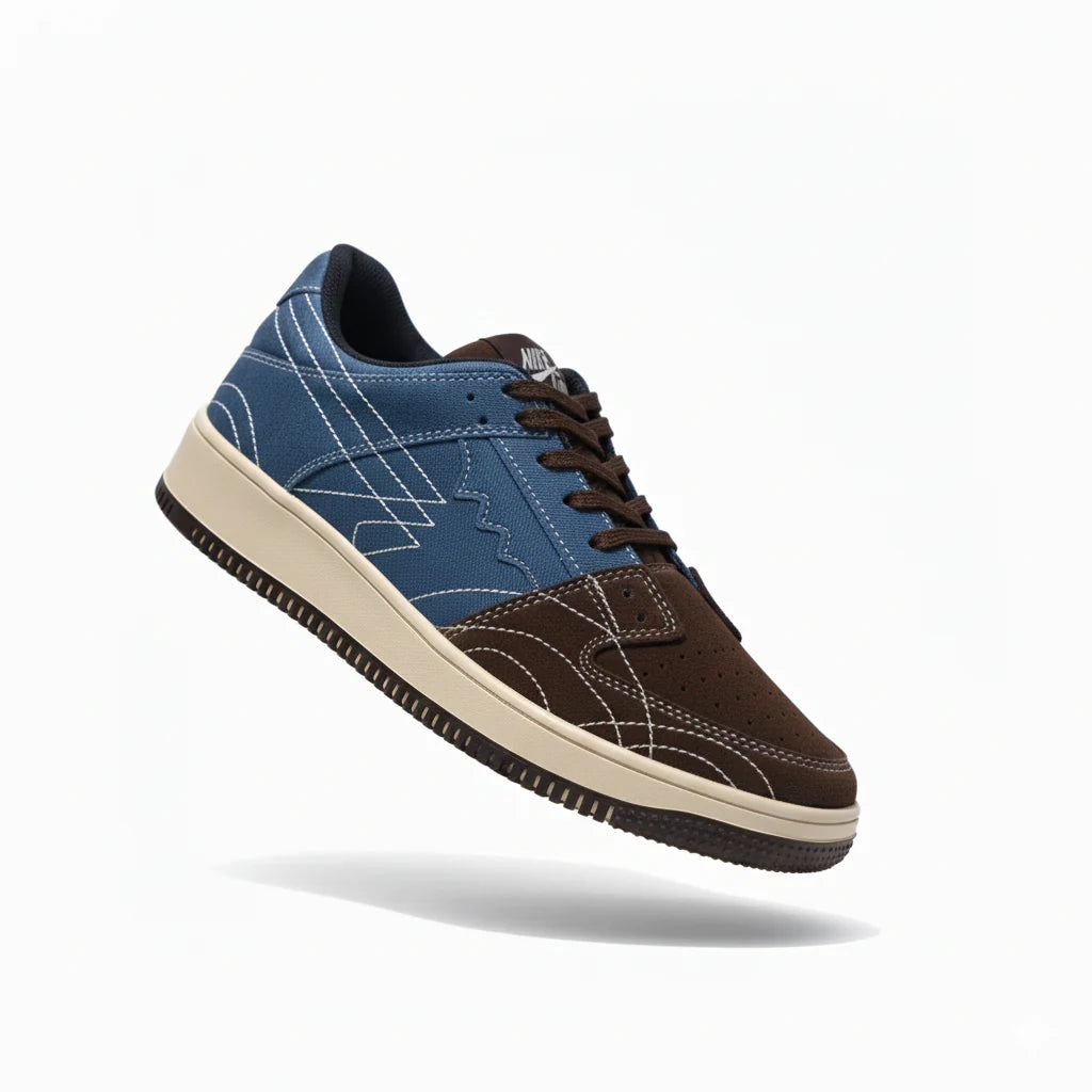 The Aurous Denim Laceup Sneakers - All Color