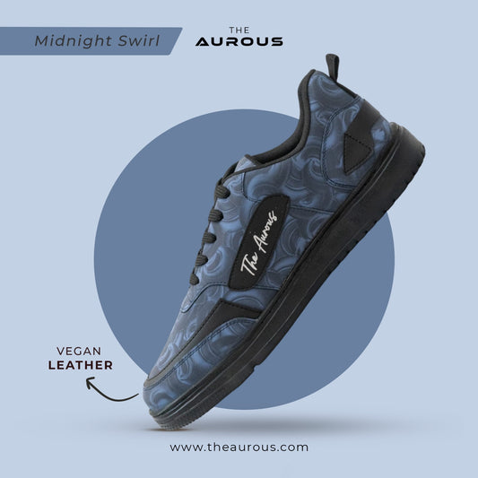 The Aurous Windstorm Midnight Swirl Sneakers for Men