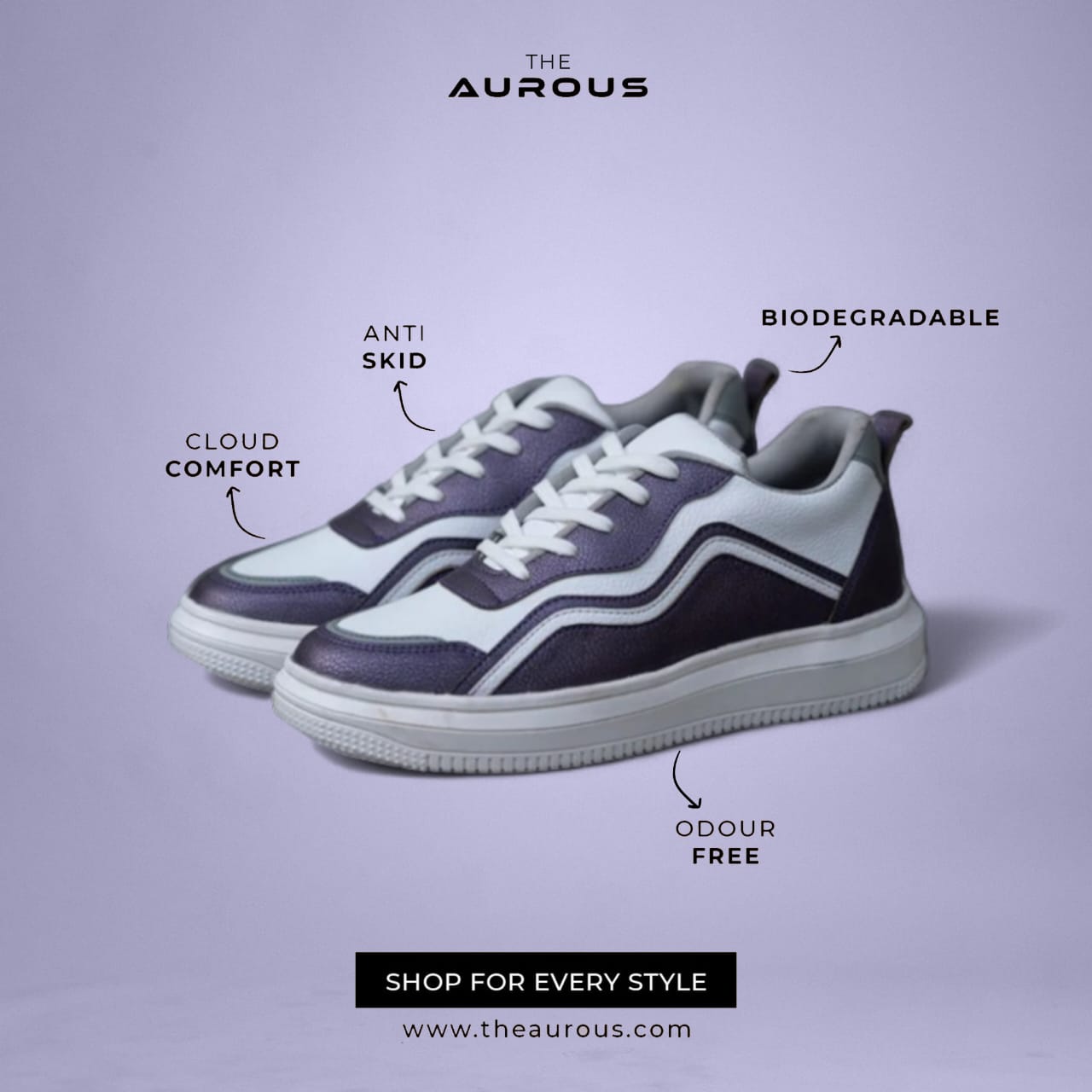 The Aurous Nova Laceup Sneakers