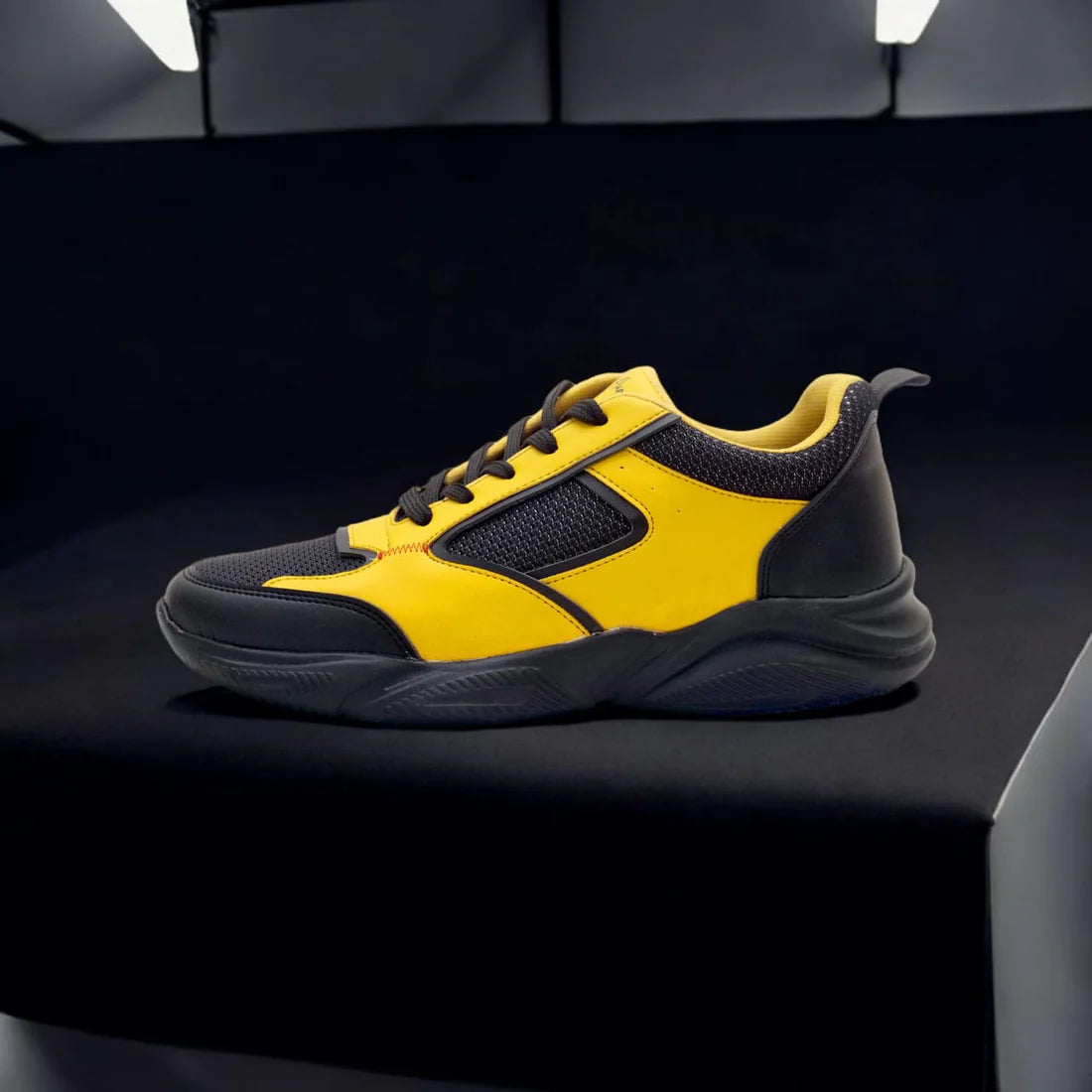 The Aurous Radiant Yellow Laceup Sneakers