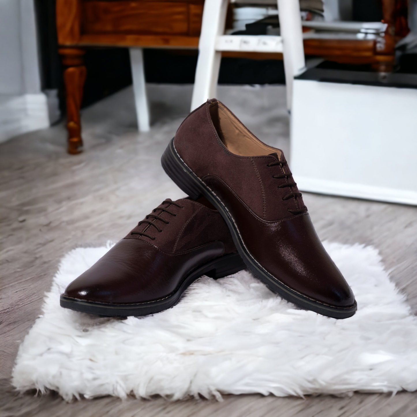 The Aurous Stride Laceup Formal Shoes - Brown