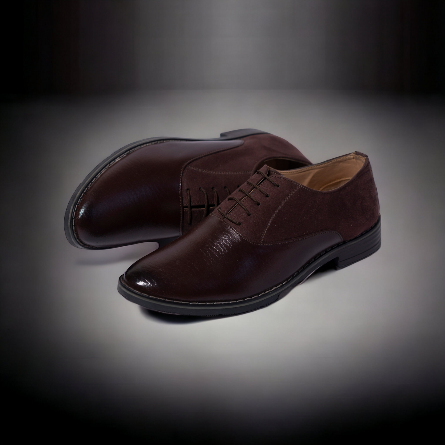 The Aurous Stride Laceup Formal Shoes - Brown