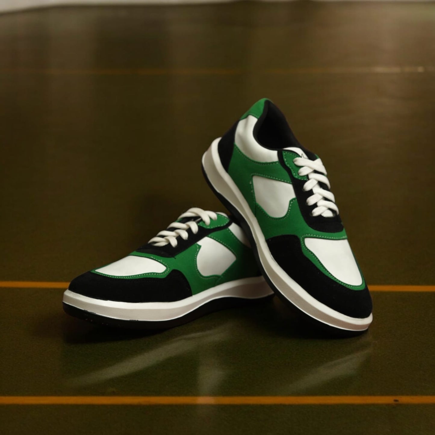 Blaze Green Laceup Sneakers
