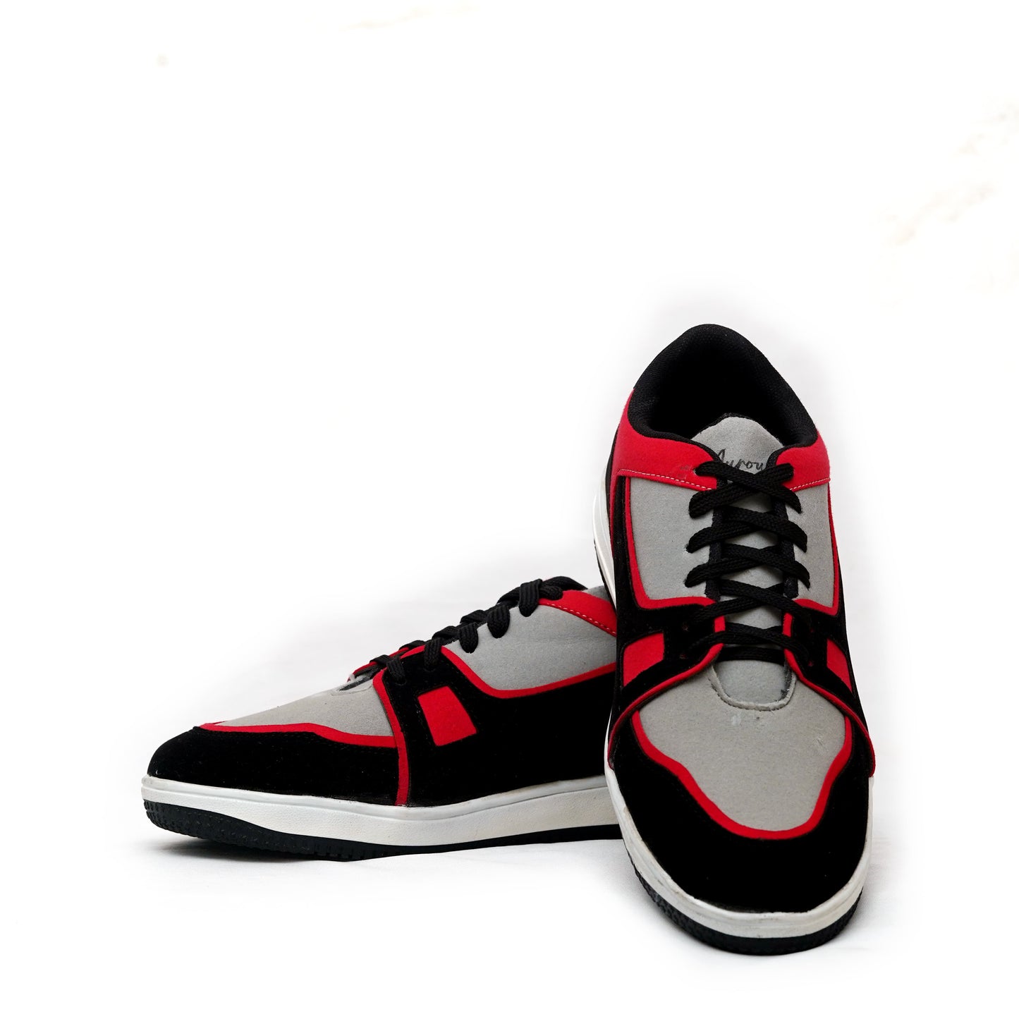 Flash Red Lace up Sneakers