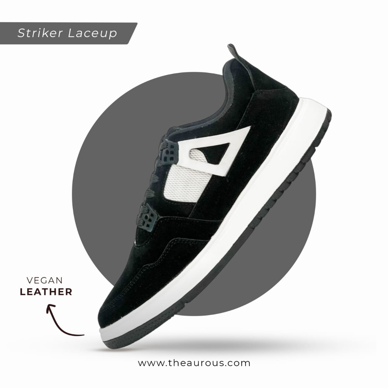 The Aurous Striker Laceup Sneakers