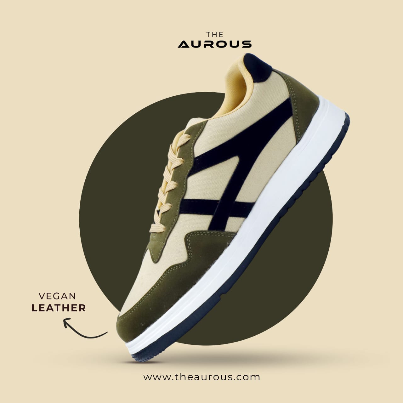 The Aurous Cortez Laceup Sneakers