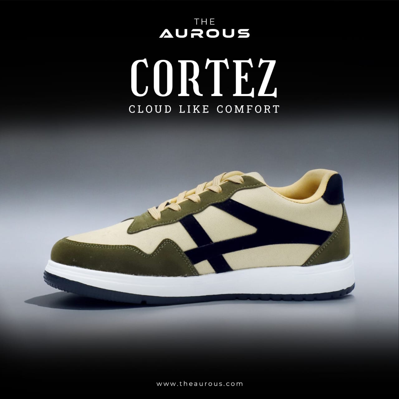 The Aurous Cortez Laceup Sneakers