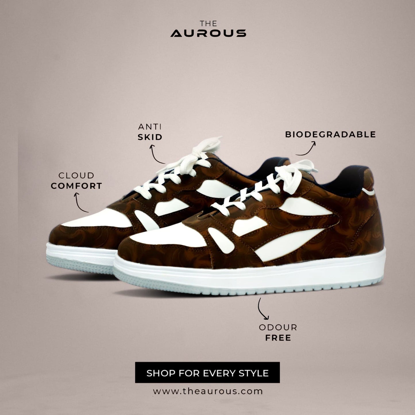 The Aurous Revival Laceup Sneakers