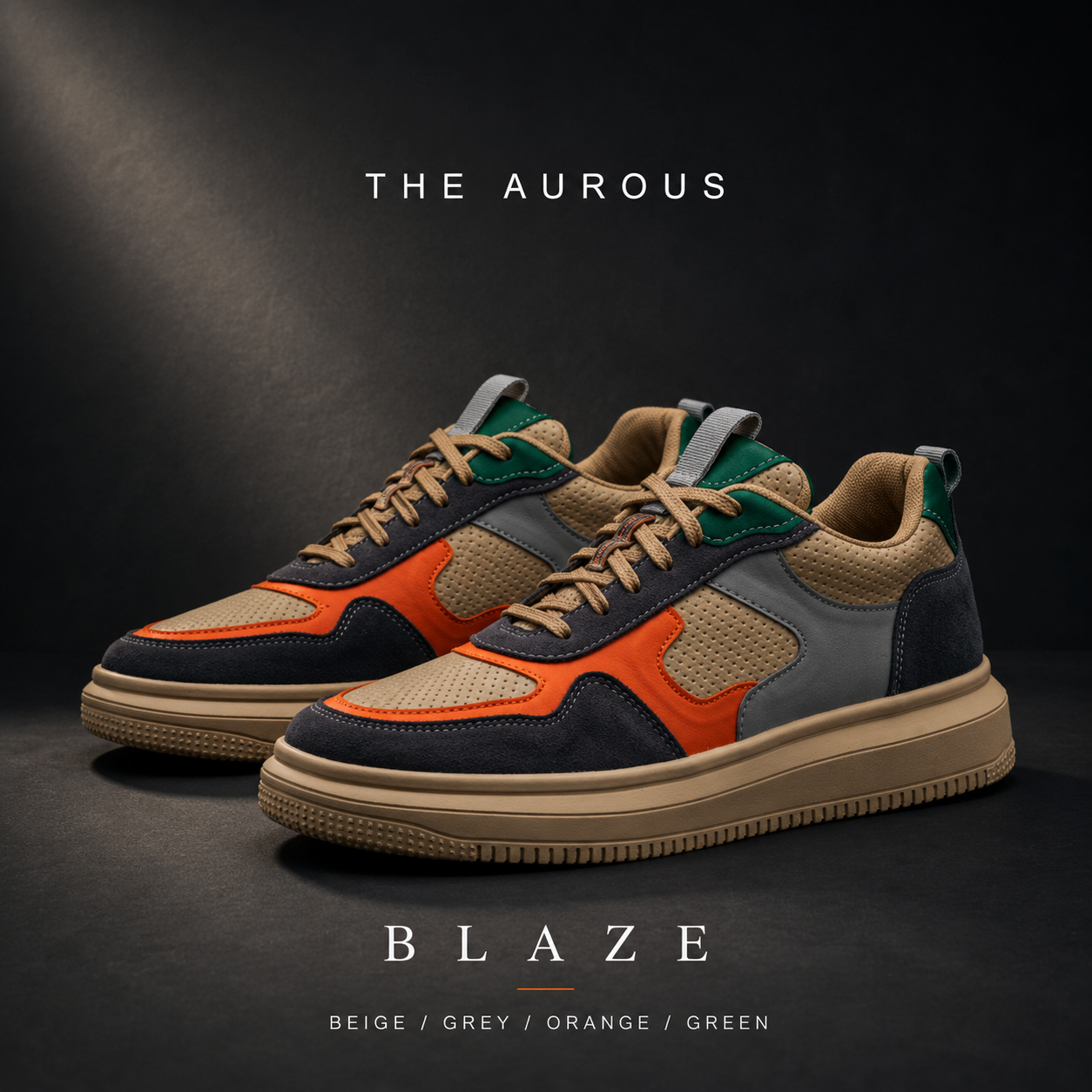 The Aurous Blaze Laceup Sneakers