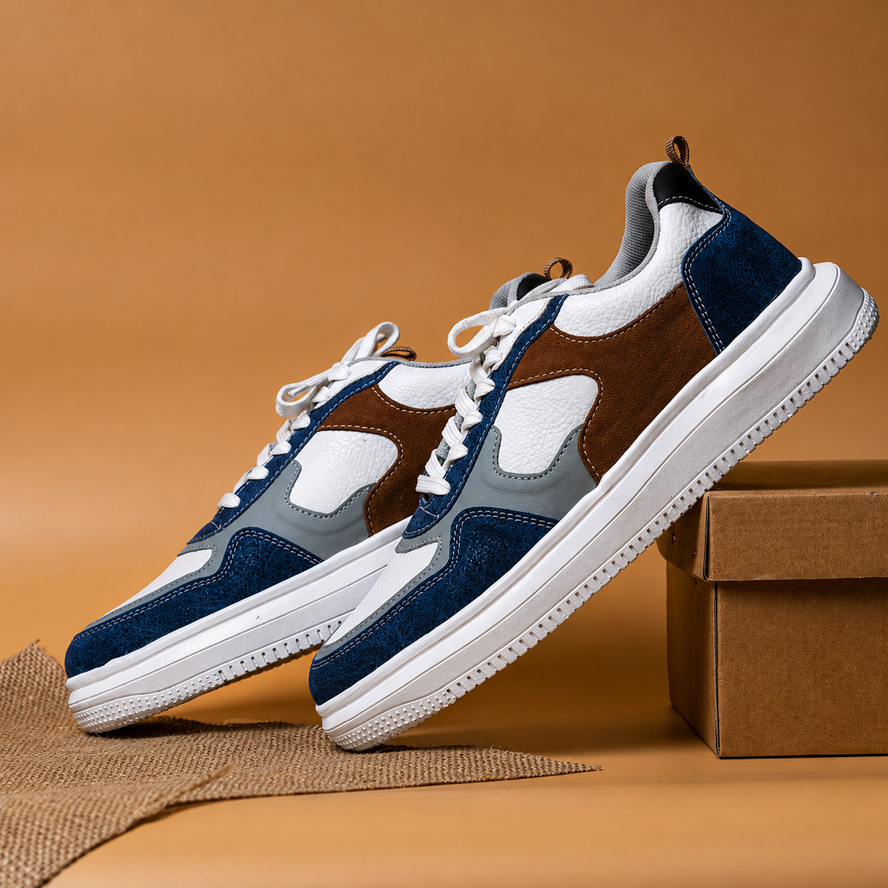 The Aurous Blaze Laceup Sneakers - White Edition