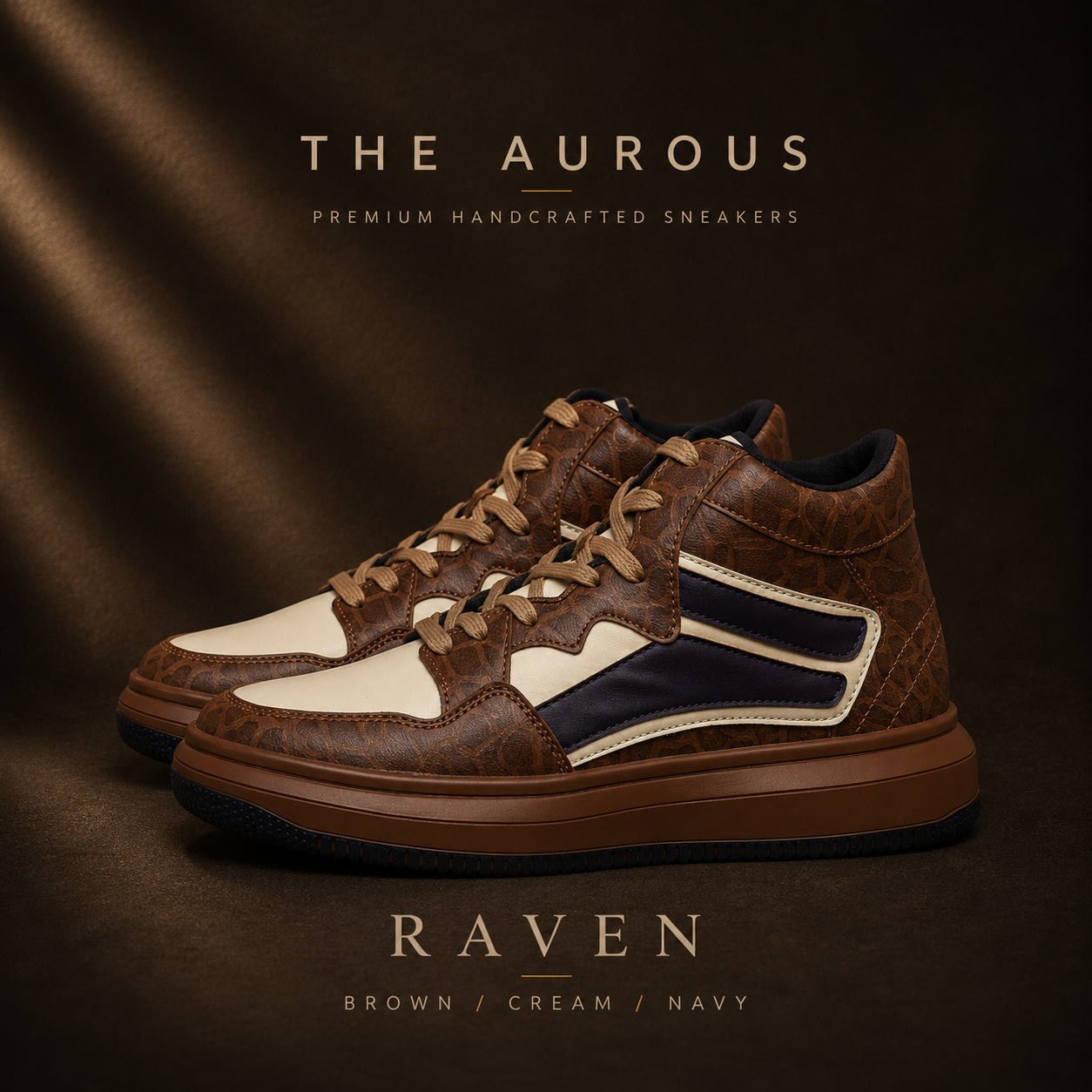 The Aurous Raven Laceup Sneakers