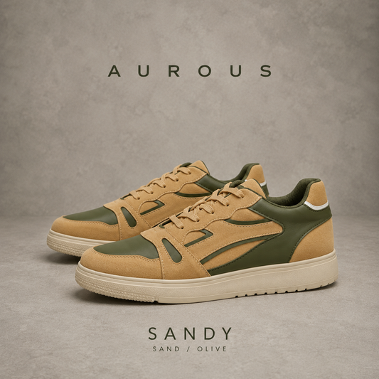 The Aurous Ignite Sandy Laceup Sneakers