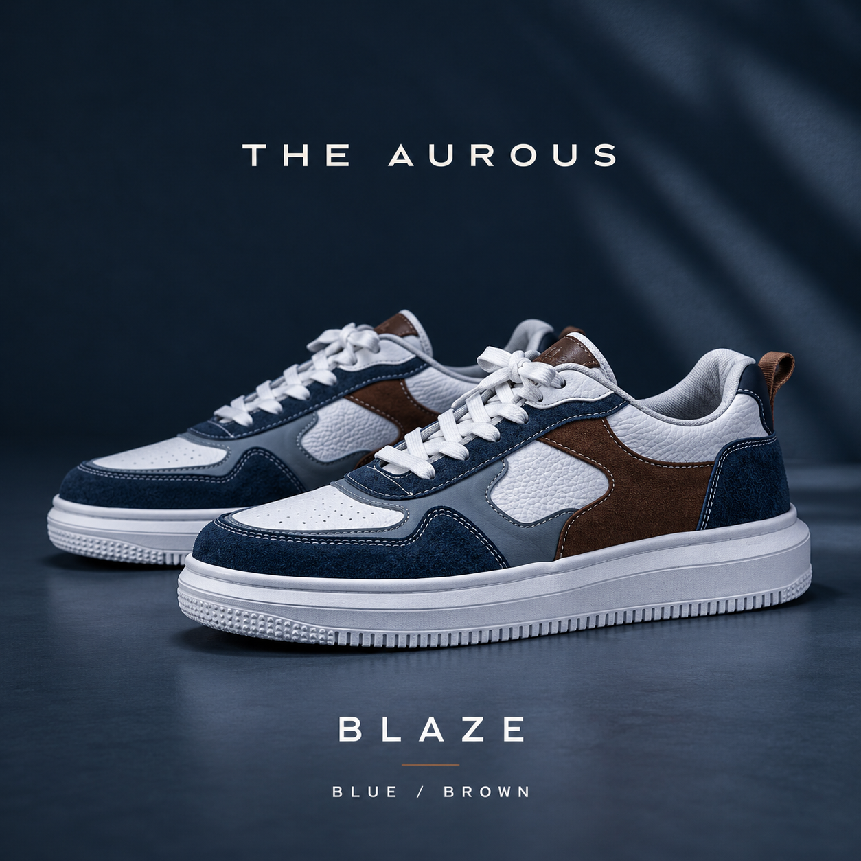 The Aurous Blaze Laceup Sneakers - White Edition