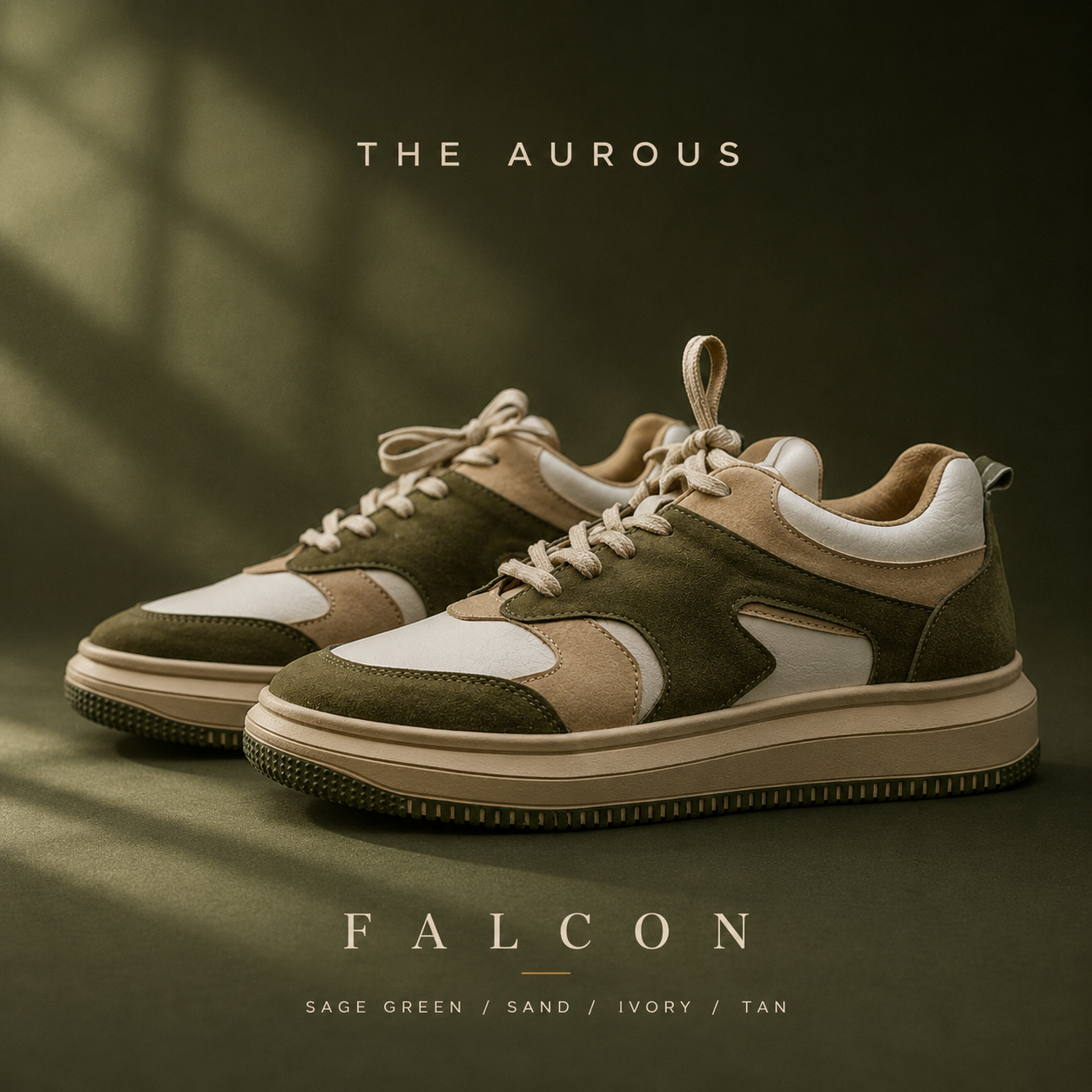 The Aurous Falcon Laceup Sneakers