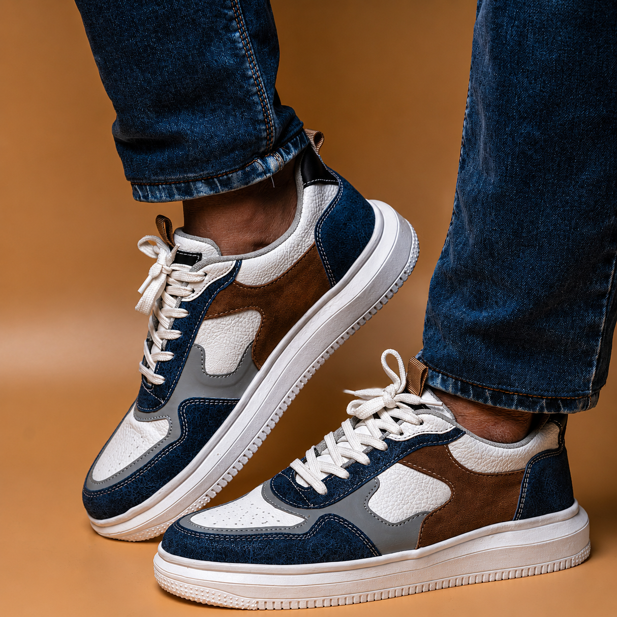 The Aurous Blaze Laceup Sneakers - White Edition