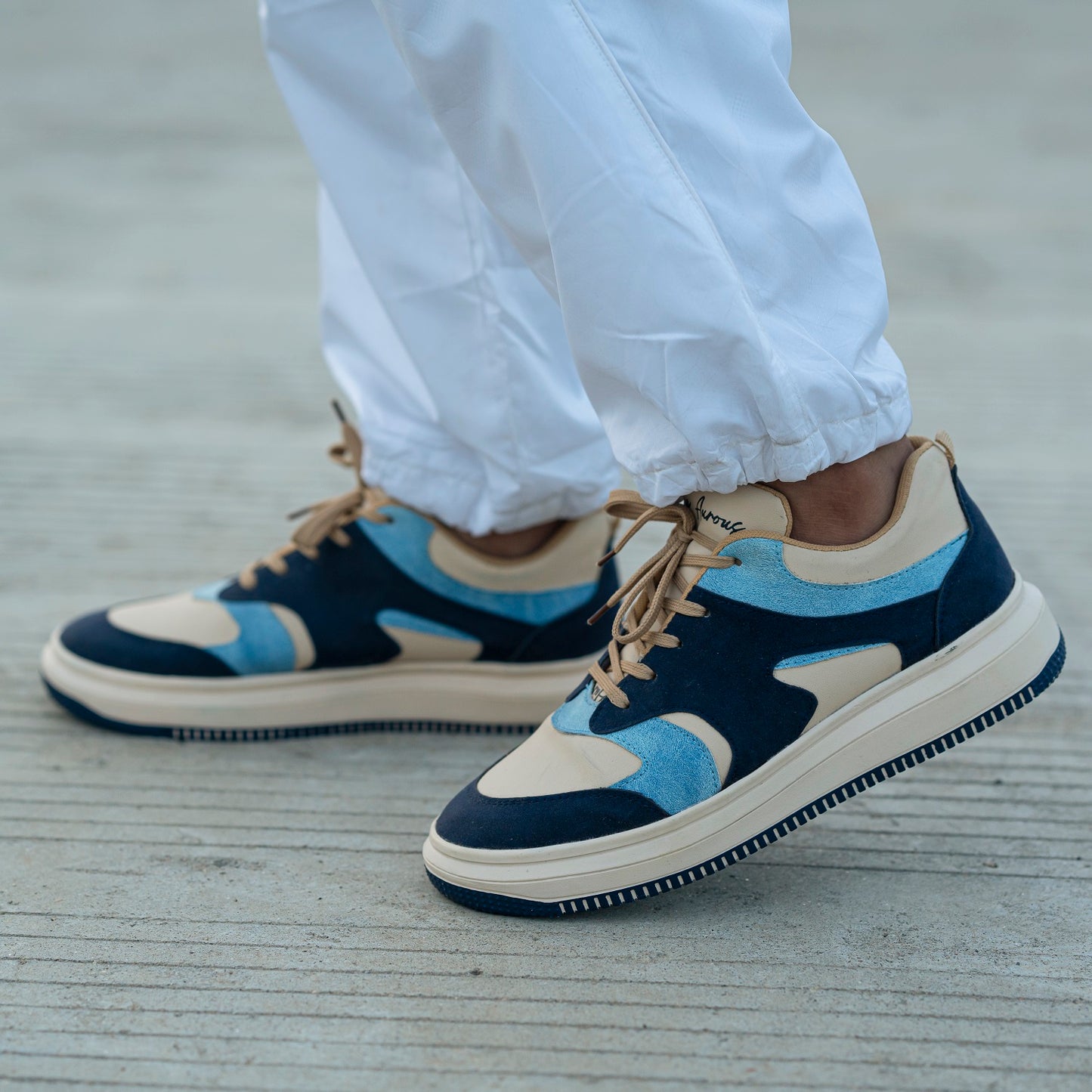 The Aurous Falcon Blue Sneakers