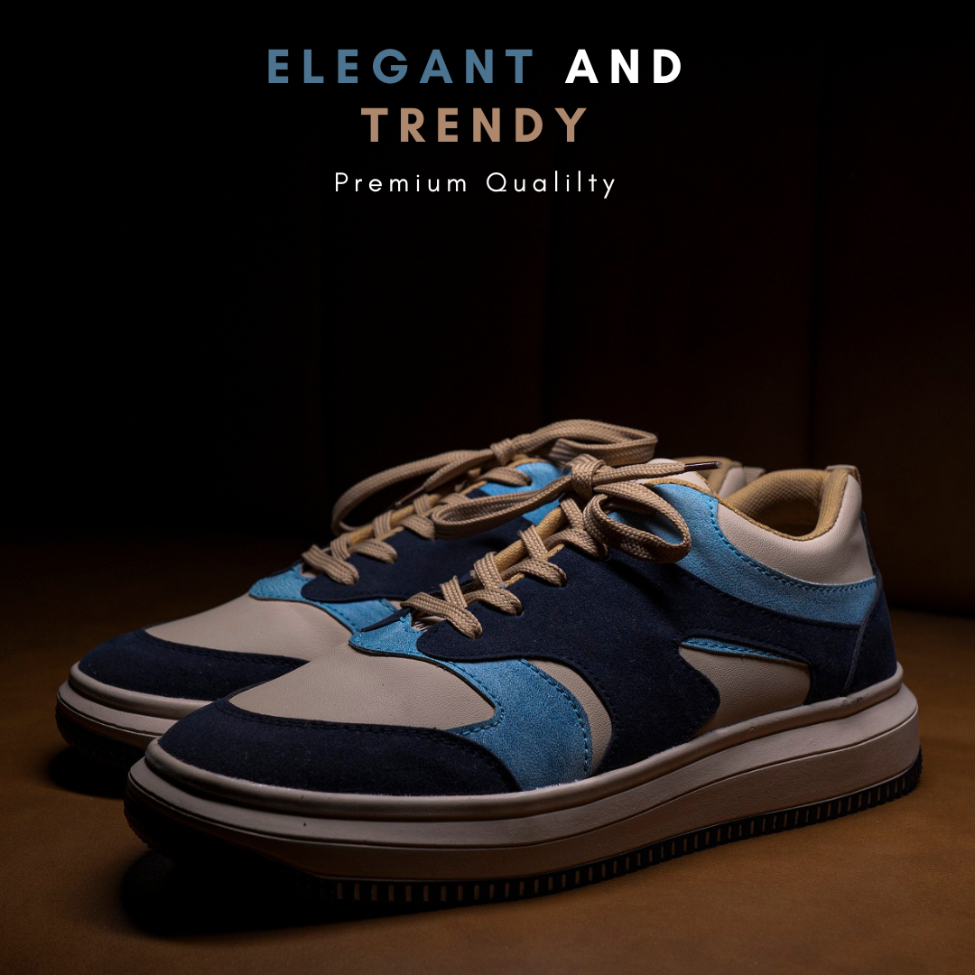 The Aurous Falcon Blue Sneakers