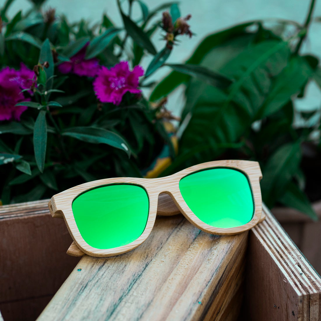 Luxury wood sunglasses best sale