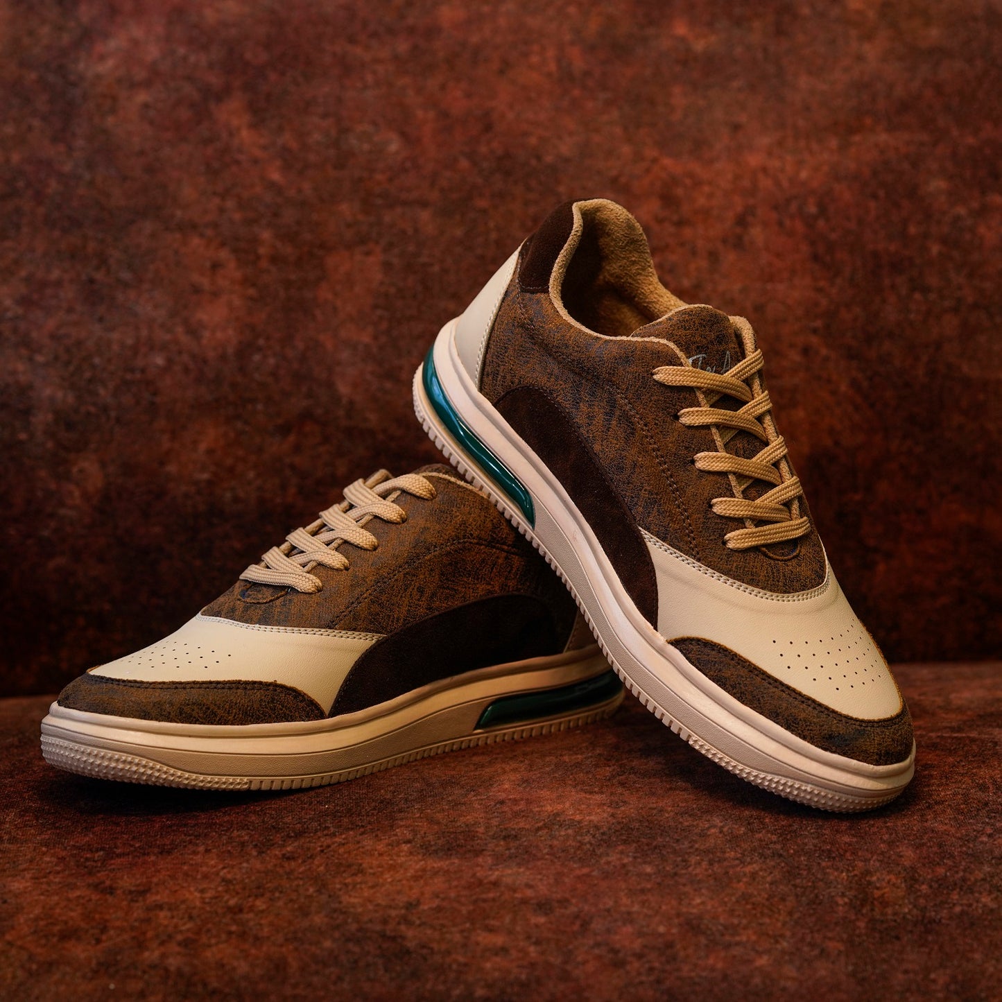 The Aurous Typhoon Laceup Sneakers - Brown